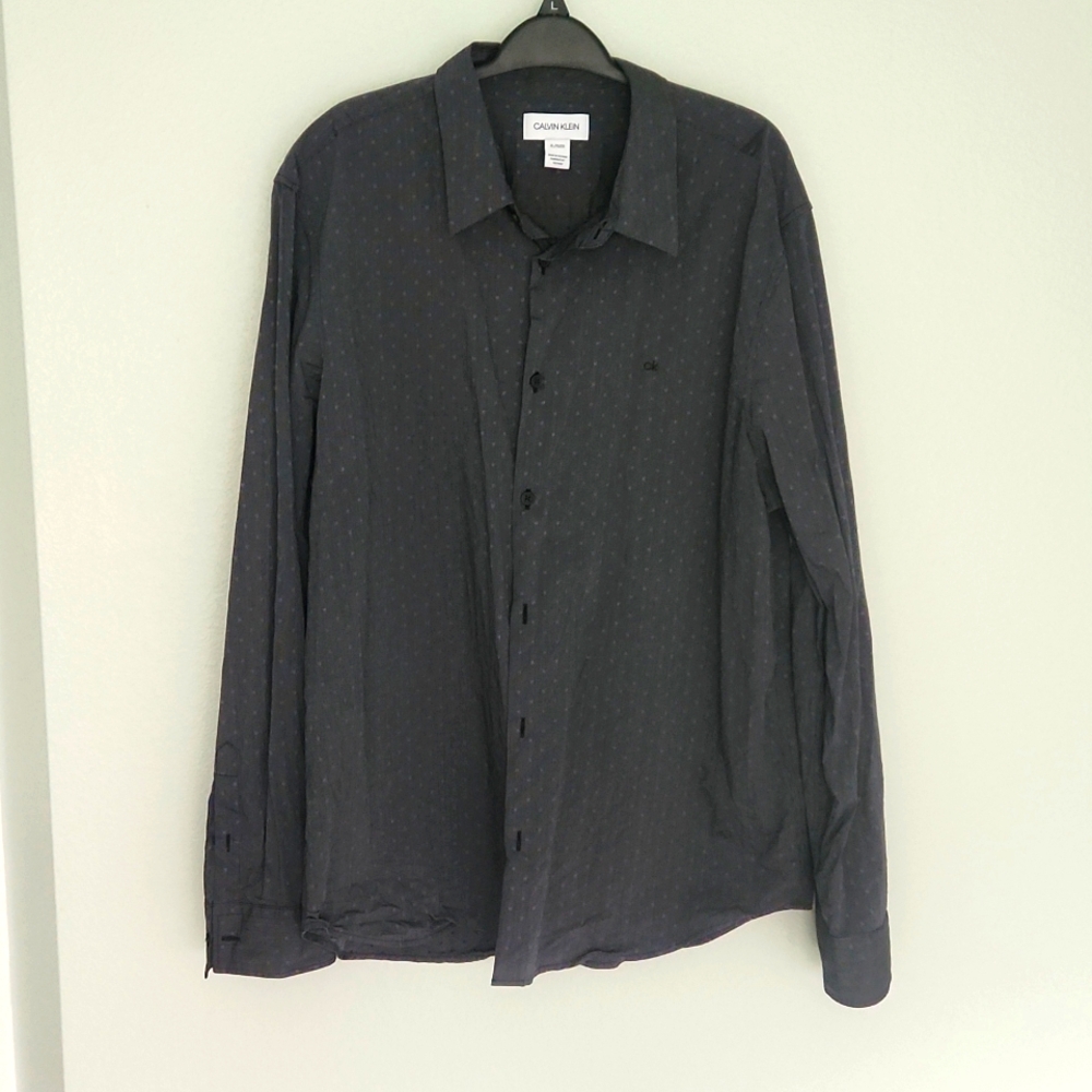 Mens grey dress shirt